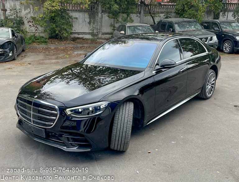 Рихтовка алюминиевых элементов Mercedes W223